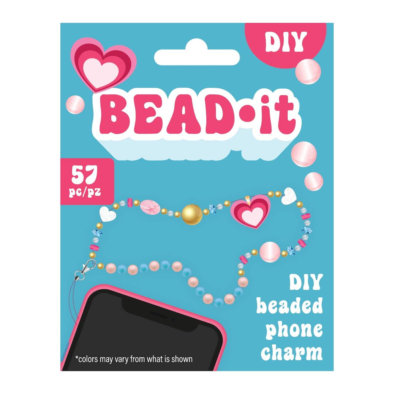 Bead-It DIY Heart Phone Charm Kit